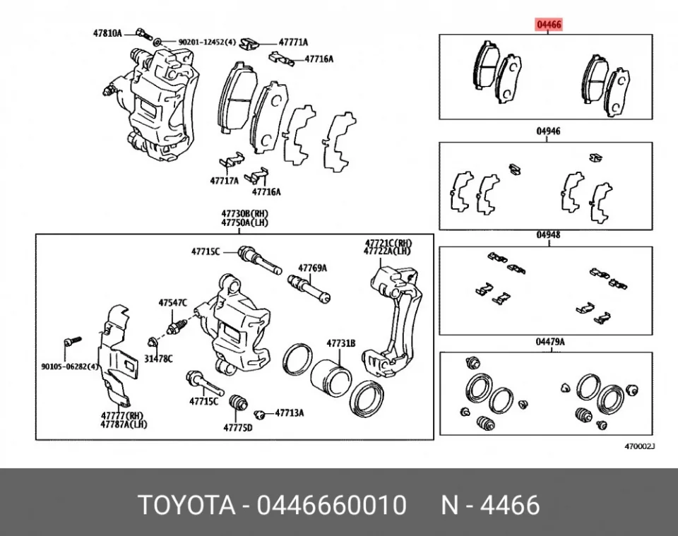 Схема: Тормозные колодки задние FORGA F1509089