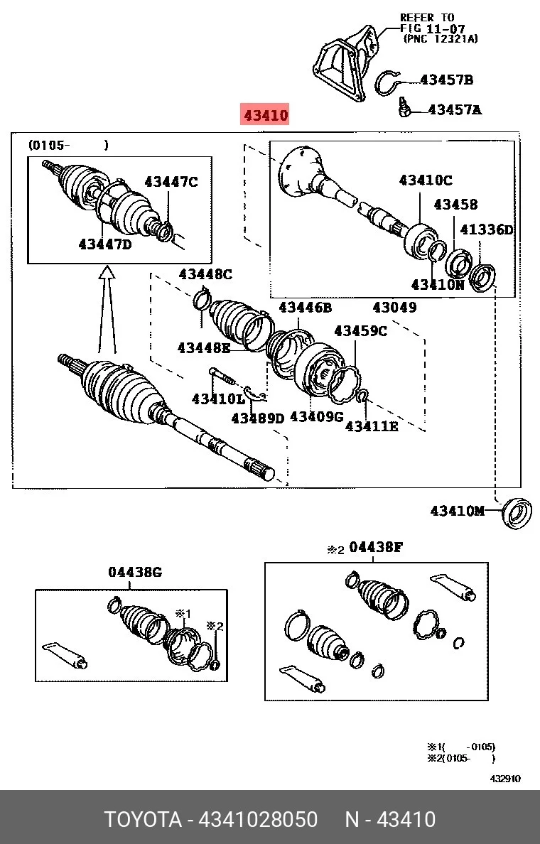 Схема: ШРУС наружный FORGA F1636173